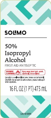50% Isopropyl Alcohol 포장