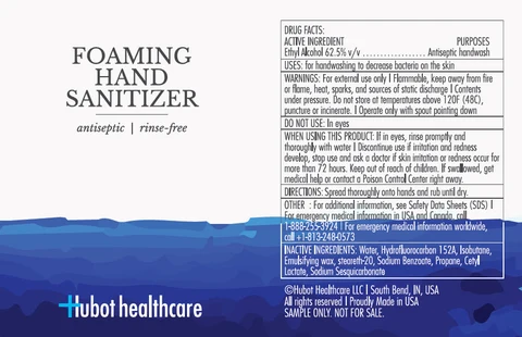 HUBOT HEALTHCARE HAND SANITIZER packaging