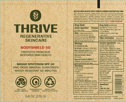 Thrive Bodyshield 50 SPF 50 packaging