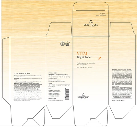THE SKIN HOUSE Vital Bright Toner 포장
