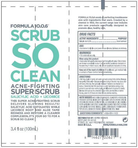 SCRUB SO CLEAN ACNE-FIGHTING SUPER SCRUB 포장