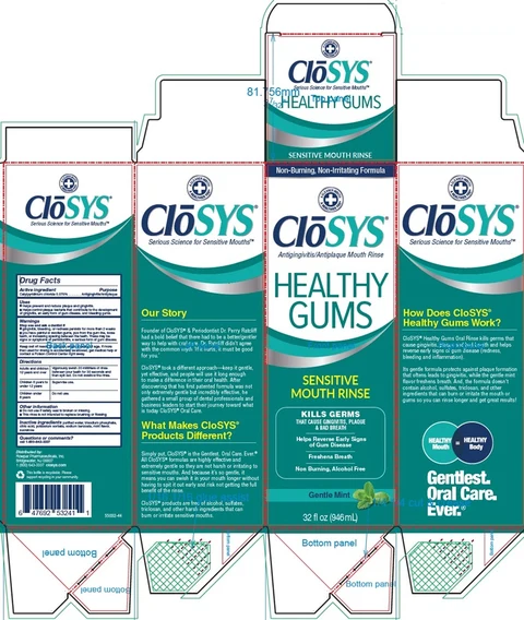 CloSYS Silver Healthy Gums 포장