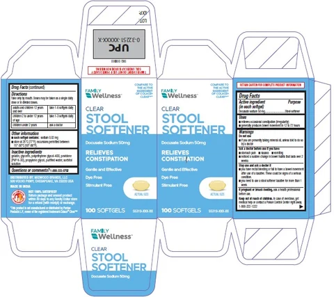 Clear Stool Softener 포장