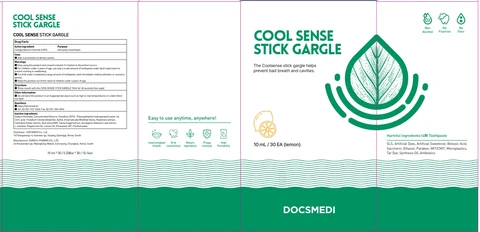 COOL SENSE STICK GARGLE packaging