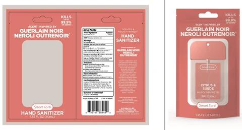 Smart Care Luxury Hand Sanitizer Citrus Suede 포장