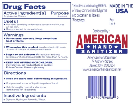 American Hand Sanitizer 포장