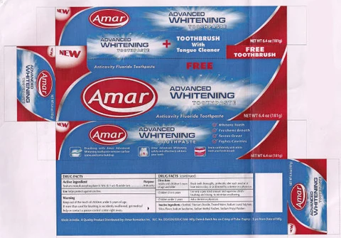 Amar Advanced Whitening 포장