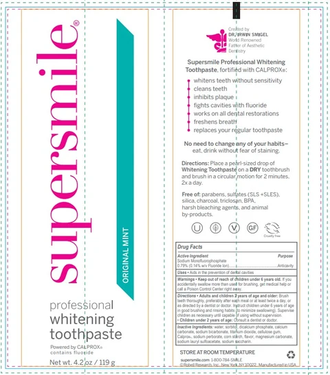 SupersmileProfessional Whitening TP 포장