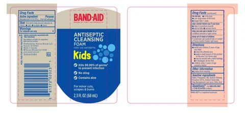 Band Aid Antiseptic Cleansing 포장