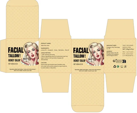 Tallow face cream 포장
