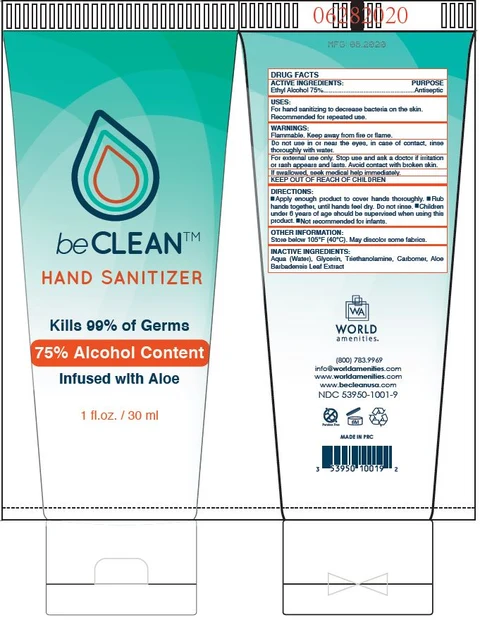 beCLEAN HAND SANITIZER75 PERCENT ALCOHOL 포장