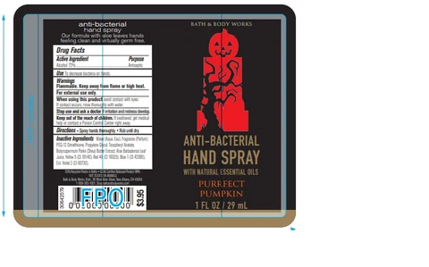 AntiBacterialHandSprayPurrfect Pumpkin 포장
