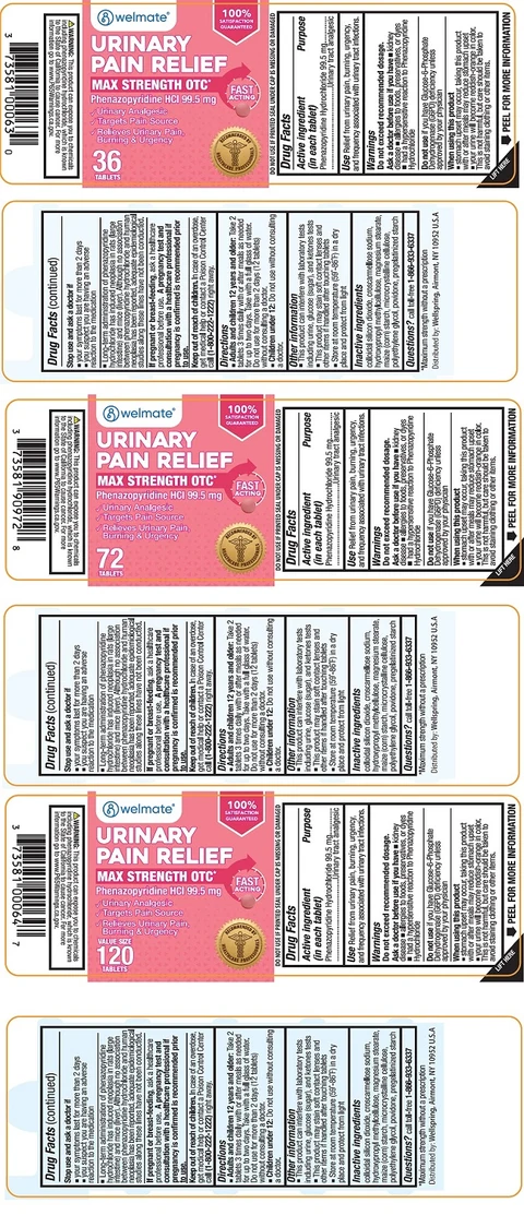 Urinary Pain Relief 포장