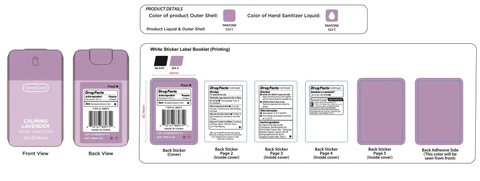 Smart Care Hand Sanitizer Calming Lavender 포장