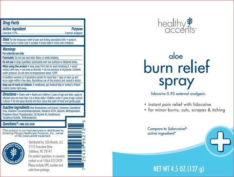 Aloe Burn Relief 포장