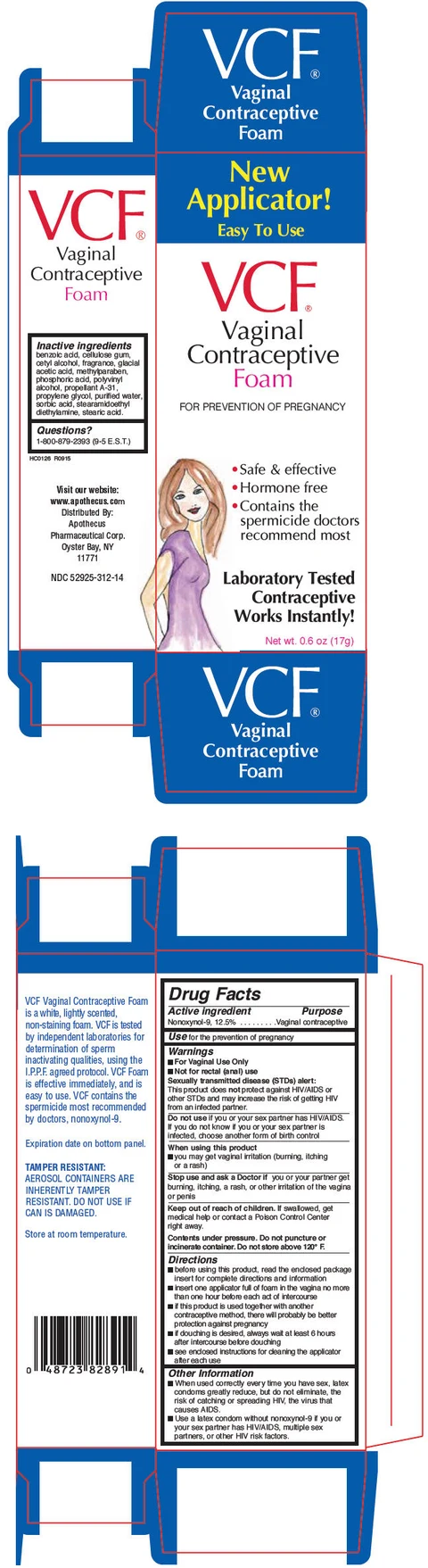 VCF CONTRACEPTIVE 포장