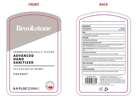 BROOKSTONE ADVANCED HAND SANITIZER COCONUT 포장