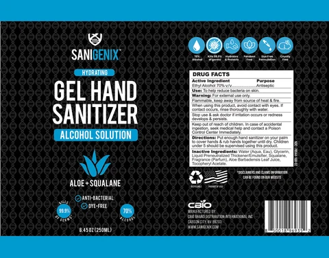 SGX70 Gel 250 mL