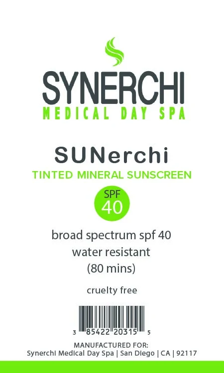 SUNerchi Tinted Mineral Sunscreen 포장