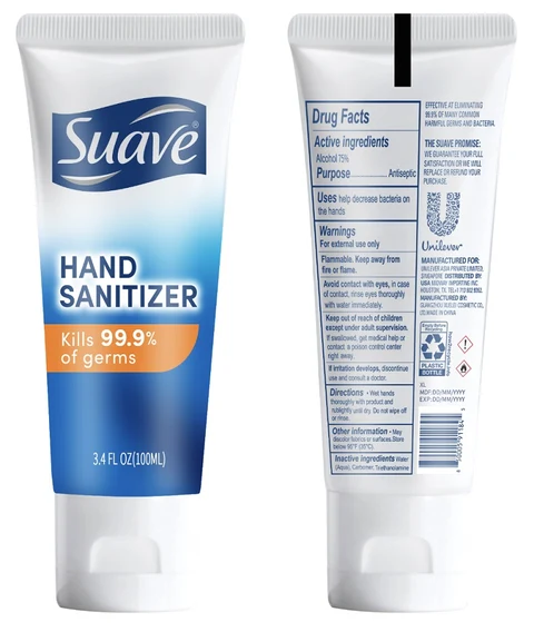100ml(tube) label