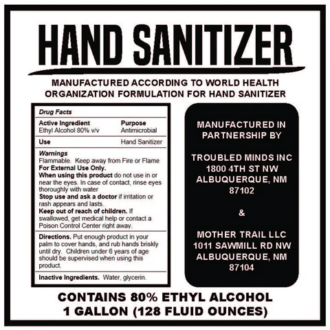 Hand Sanitizer packaging