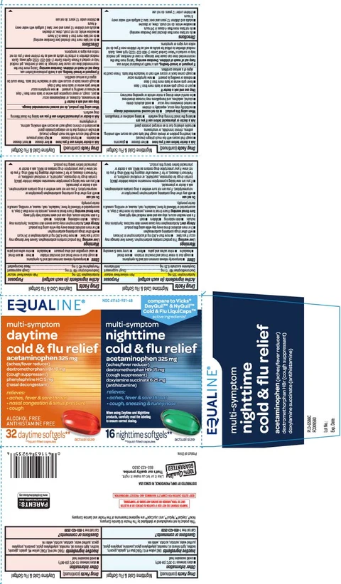 Daytime Nighttime Cold Flu Relief 포장
