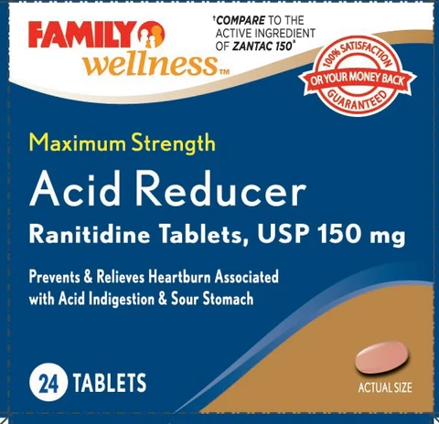 Regular Strength Acid Reducer 포장