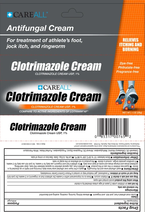 CAREALL Clotrimazole packaging