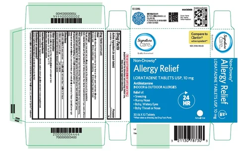 Loratadine packaging