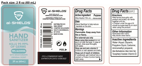 al-SHIELDS packaging
