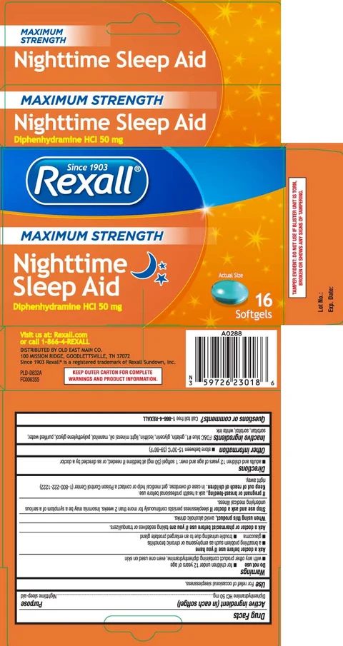 Sleep Aid packaging