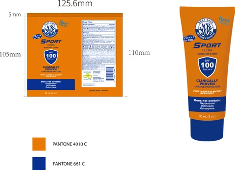 Sunscreen Cream 포장