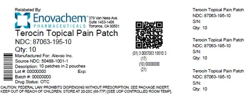 Terocin packaging