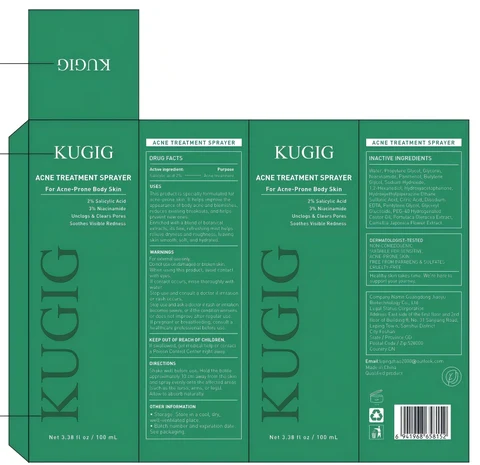 KUGIG ACNE TREATMENT SPRAYER 포장