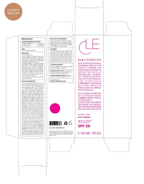 CLE CCC Golden Medium packaging