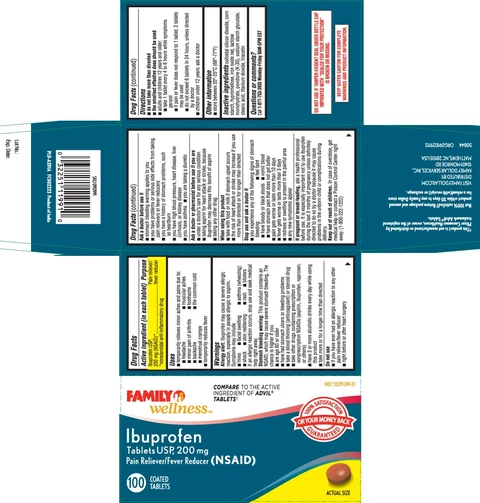 Ibuprofen packaging