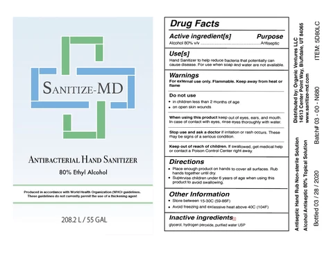 Hand Sanitizer packaging