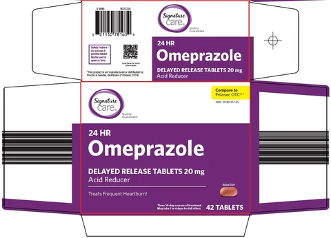 Signature Care Omeprazole 포장