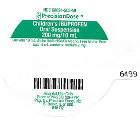 Childrens Ibuprofen packaging
