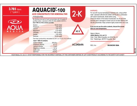 AQUACID-100 포장