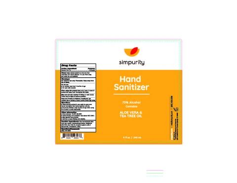 Simpurity Hand Sanitizer 포장