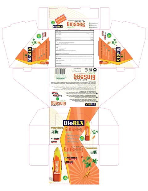 BIORLX LIP BALM GINSENG 포장