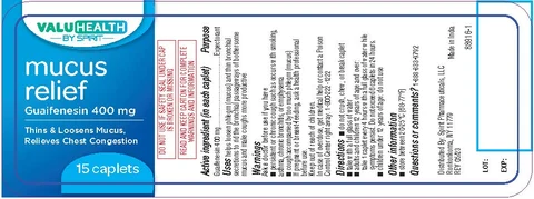 MUCUS RELIEF packaging