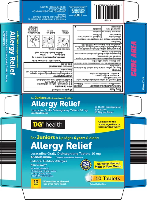 dg health allergy relief packaging