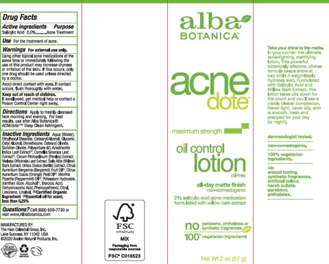 Alba Botanica Acnedote Oil Control 포장
