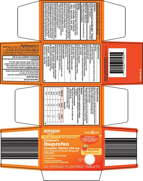 basic care childrens ibuprofen 포장