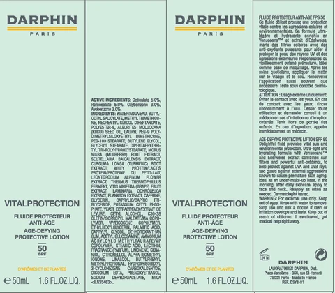 VIALPROTECTIONAGE DEFYING PROTECTIVE SPF 50 포장