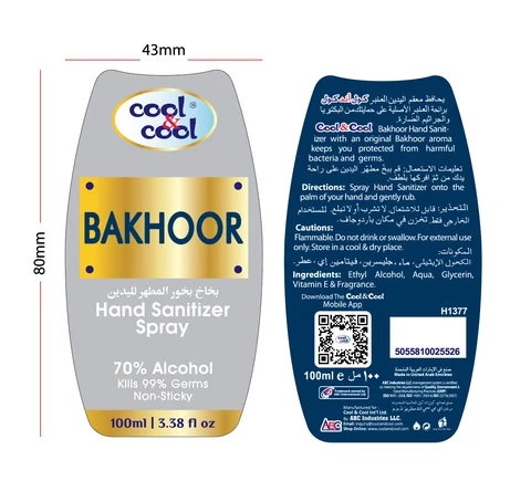Hand Sanitizer100 packaging