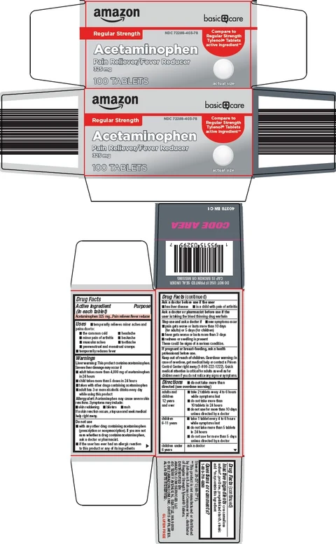 basic care acetaminophen packaging