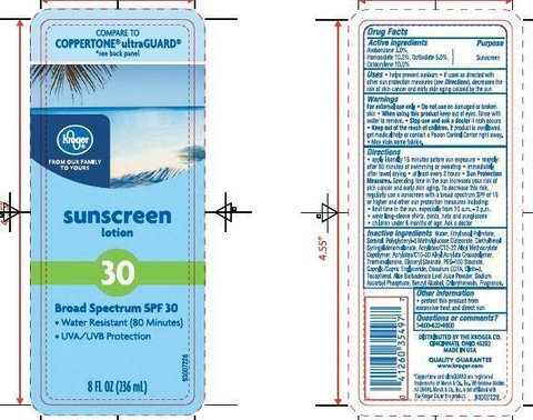 Kroger Sport SunscreenSPF 30 packaging